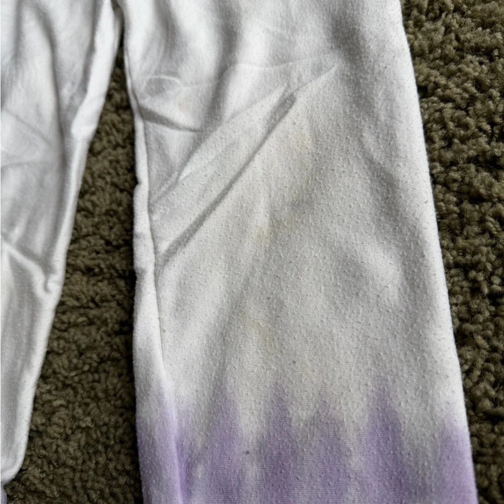 btween Loungewear Kids Set with Pink & Purple Tie-Dye Accents- size 8 - Picture 6 of 12